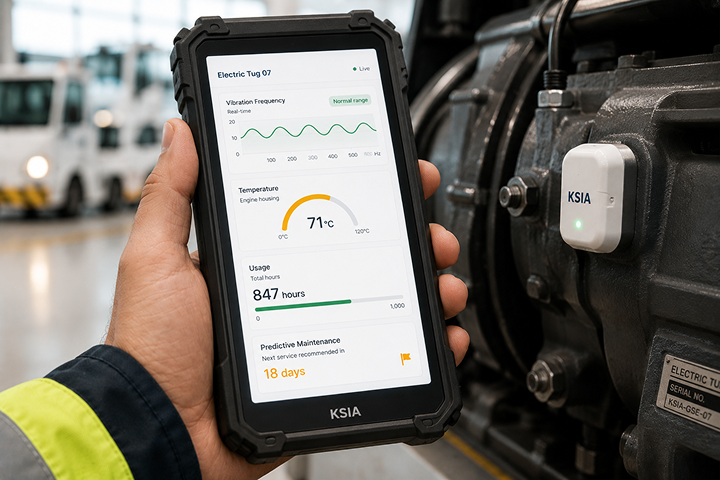 Ground equipment performance sensing